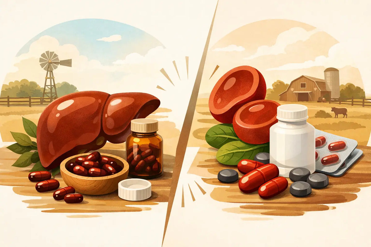 Liver Capsules Versus Iron Pills: Which Helps?