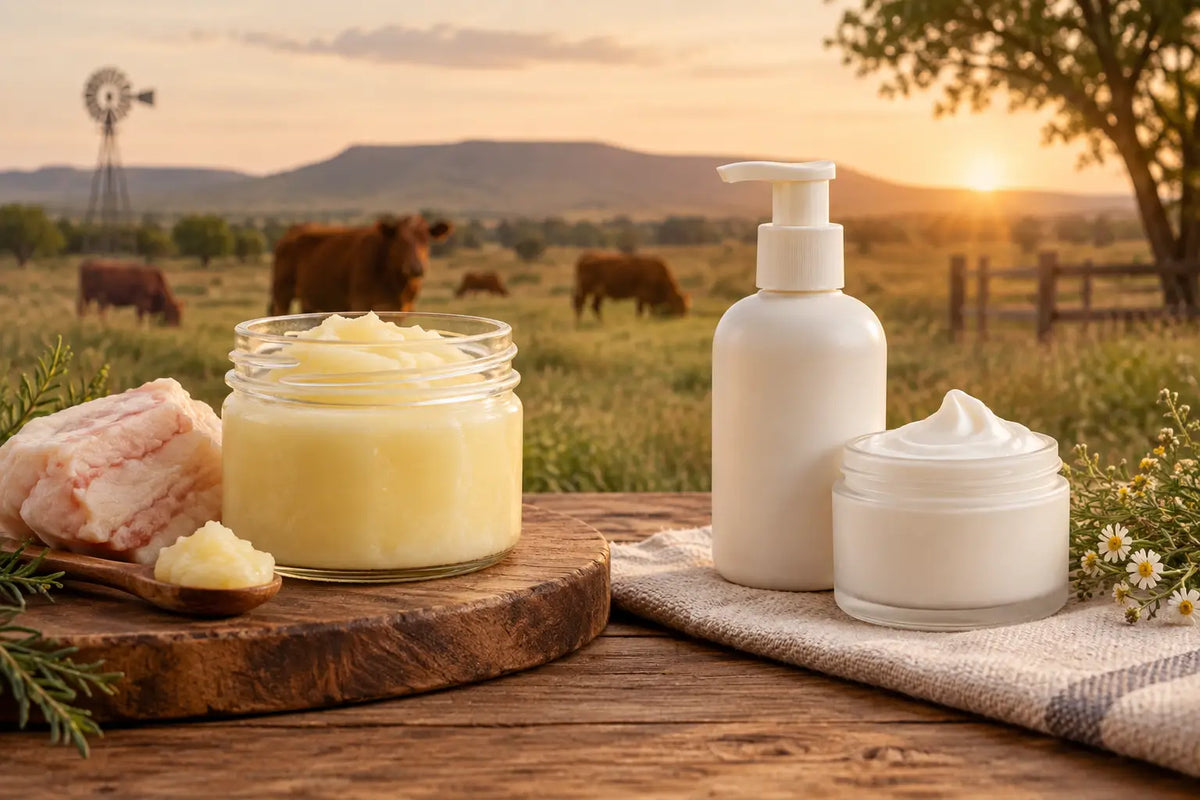 Beef Tallow vs Lotion for Dry, Sensitive Skin