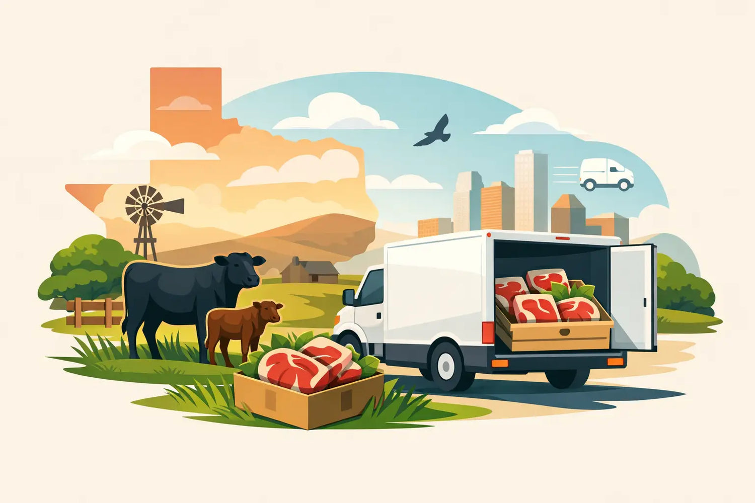Texas Grass Fed Beef Delivery That You Trust